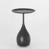 Mesa Redonda Pequeña, Mesa de Café, Mesa Lateral para Sofá, Mesita de Noche Mini Minimalista de Lujo Ligero, Mesa de Esquina de Diseñador Moderna Simple
