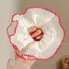 Elástico de cabelo grande estilo preguiçoso francês para mulheres, elegante, tamanho grande, para rabo de cavalo baixo, corda de cabelo, elástico de cabelo, acessório de cabelo de alta qualidade, elástico