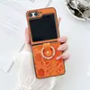 Estilo Lindo Mickey Adecuado para Funda de Teléfono Móvil Samsung Zflip7 Pantalla Plegable Flip4 Nueva Cubierta Protectora Dibujo Animado Popular
