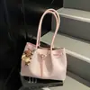 Bolsa de Hombro Retro de Gran Capacidad Suede de Alta Gama para Viajes Cotidianos Estilo Coreano Moda de Nicho Bolso Tote