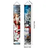 Coupletos de Natal de Venda Quente Transfronteiriços Bandeira Grinchmas Boneco de Neve Grinch Letras Atmosfera Festiva Bandeira Pendurada