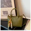 Bolso de mano de nicho transfronterizo, bolso tipo cubo para mujer, nuevo, textura tejida retro, bolso para ir al trabajo, elegante bolso de un solo hombro cruzado