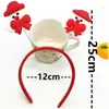Una variedad de accesorios de disfraz de Navidad Diadema de Navidad Diadema Forma de Papá Noel Muñeco de Nieve Hebilla para el Cabello Diadema Regalo