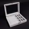 Caja de Joyería Nueva Caja de Joyería de Gamuza Pequeña Caja Organizadora de Pulseras, Collares, Aretes Caja de Almacenamiento de Joyería