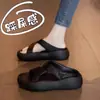 Zapatos de mujer para verano de comercio exterior transfronterizo, sandalias de suela gruesa estilo hada para combinar con faldas, sandalias de plataforma súper populares para mujer, estilo playero