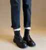 Botas de Nieve Cálidas para Mujer 2025 Invierno Nuevo Estilo Tacón Grueso Botas Martin Botines Versátiles