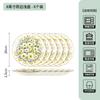 Estilo Bohemio Hogareño Cerámica Retro Vajilla Bol de Arroz Plato para Salsa Plato de Pescado Set Color Bajo Esmalte