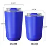 Taza Termo de Acero Inoxidable Doble Capa Transfronteriza Moda de Oficina Taza de Regalo Vaso de Bolsillo Portátil Taza de Café para Coche
