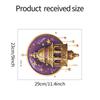 Novo M-338 criativo roxo redondo estrela lustre ornamentos quarto sala de estar corredor adesivos de parede atacado autoadesivo