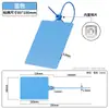 Etiqueta de Plástico Colgante 100*100 Integrada con Tarjeta Zhongtong Yunda Anneng Etiqueta de Identificación Etiqueta de Etiqueta de Lazo de Cable para Entrega Express