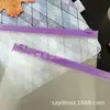 Bolsa con Cremallera Mate Bolsa Ziplock Transparente PVC Plástico Suave Cabeza de Cremallera Morada Sellada Bolsa de Almacenamiento para Inspección de Maternidad Personalización
