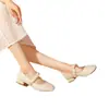 Zapatos Mary Jane Franceses para Mujer con Punta Cuadrada y Tacón Grueso, Nuevo Estilo de Verano 2025 con Tacón Medio para la Noche