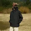 Cortavientos de una sola capa estilo montaña para parejas, para primavera y otoño, resistente al viento, impermeable, transpirable, cálida chaqueta de montañismo, Hecho a Medida Lo
