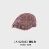 Gorra de Mezclilla Lavada y Desgastada de Nicho para Mujer 2024 Nuevo Otoño e Invierno Boina Invertida Gorra Retro con Visera de Pato Adelante para Hombre