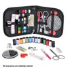Bolsa de Almacenamiento Portátil para Costura, Kit de Herramientas para Manualidades y Tejido de Uso Doméstico, Caja de Costura de Viaje, Kit de Costura