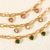Pulsera Nueva de Acero de Titanio Japonesa y Coreana que No se Desvanece para Mujer, Pulsera de Moda Versátil Estilo Ins, Joyería para Mujer, Sensación de Alta Gama