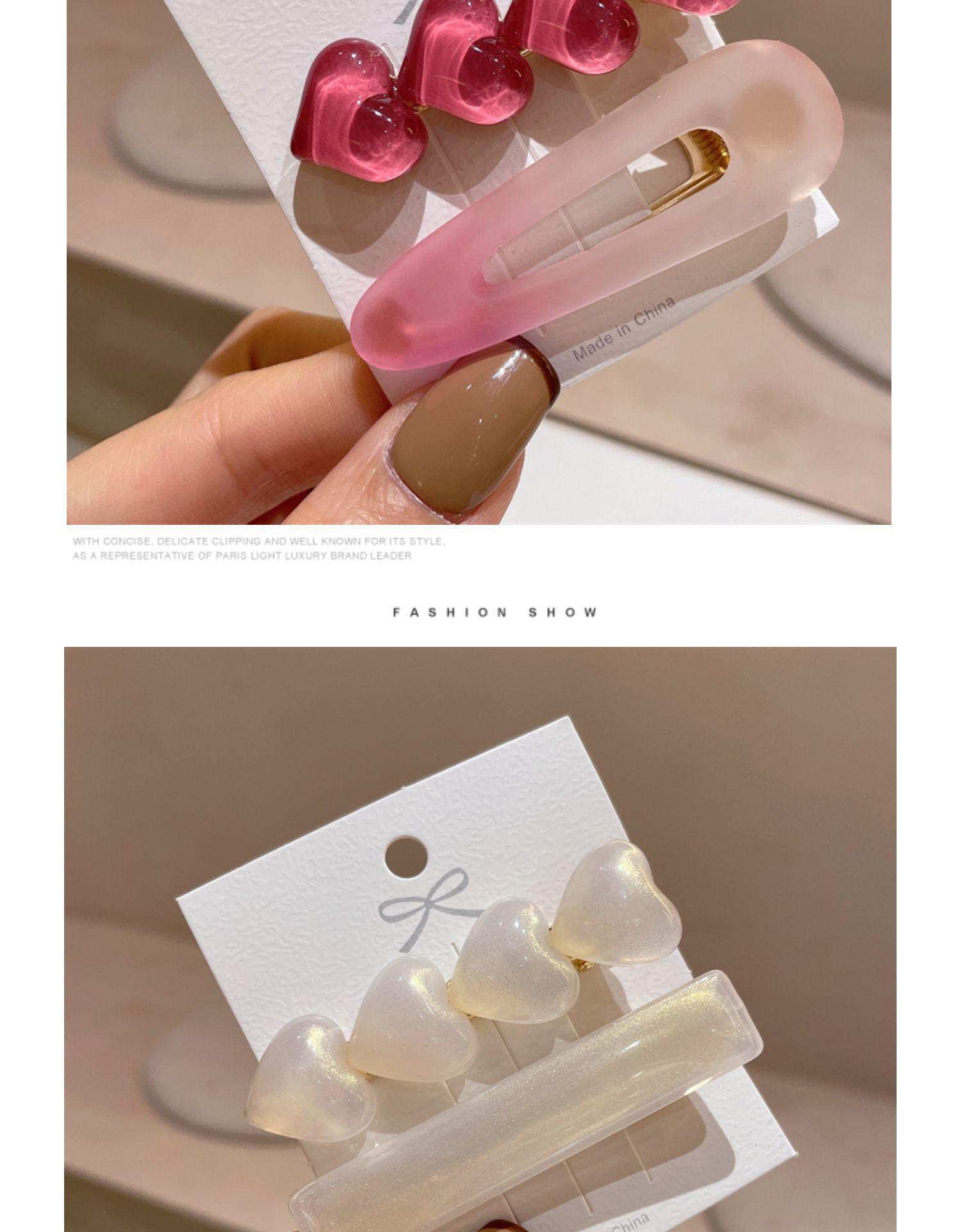 2件套~时尚爱心发夹