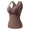 Oxygen 66 de Velvet chaleco térmico talla grande ropa interior con forro polar almohadilla de pecho fija integrada calefacción ropa interior sin costuras base para mujer