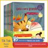 Livro de imagens sobre educação infantil de período reverso, 8 volumes, educação infantil precoce, iluminação, gerenciamento emocional e treinamento de caráter, ensino precoce