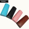 Set de caja semicircular de piel de vaca vieja para gafas con alambre de amarre. Hecho de fabricantes de cajas para gafas ópticas de montura para dama
