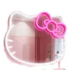 Espejo LED de Dibujos Animados Luz de Neón Espejo de Maquillaje Emisor de Luz Decoración Regalo para Niña Espejo de Corazón Luz de Ambiente Luz de Relleno