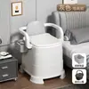 Vaso sanitário doméstico móvel portátil para mulheres grávidas adultos idosos quarto criado-mudo comadre idoso vaso sanitário simples