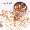 Mica Tablet Nail Art Estilo Japonês Celebridade da Internet Minério Metálico Cobre Dourado Tablet Natural Fritillaria Sequins Picados Colagem de Unhas Decoração com Diamantes