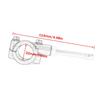 Soporte de Pie Asistente de Tienda Soporte Estante para Patear Varilla de Estacionamiento Soporte para Motocicleta Vehículo Eléctrico Coche de Batería Modificado Soporte de Pie Único