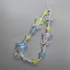 Cadena para Teléfono Móvil Colgante de Cámara Ccd Estilo Ins Cadena de Cuentas Corta Hecha a Mano Colorida Campana de Estrella Flor Niña Pulsera Accesorios