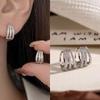 Pendientes de Perla Dulce Estilo Coreano con Clips para Oreja de Circonita, Pendientes Únicos y Sencillos, Populares en Redes Sociales, Accesorios para Oreja con Aguja de Plata S925