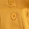 Traje de dos piezas de verano 2025 para mujer, nuevo, cuello en V, sin mangas, top tipo chaleco, tela de doble cara, pantalones acampanados de cintura alta