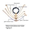 Set de Pulseras Multicapa Mu Shang Tortuga Mundo Imagen Carta de Amor Pulsera de 8 Caracteres Pulsera de Celebridad de Internet ins