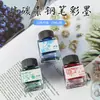 Caneta tinteiro com requintada tinta para caneta de 25ml em várias cores: azul, verde, vermelho