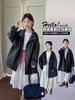 Chaqueta de Cuero para Niñas 2025 Primavera y Otoño Nuevo Estilo Estilo Infantil Chaqueta de Cuero Coreana Chaqueta Reversible de Otoño para Niñas