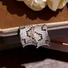 Brincos Europeus e Americanos Estilo Levemente Luxuoso Estampa de Leopardo com Zircônia em Formato de C, Brincos Minimalistas Retrô com um Toque de Luxo de Nicho para Mulheres