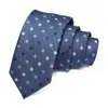 Venda quente transfronteiriça gravata masculina estreita gravata listrada casual gravata personalizada masculina em estoque atacado 7 dias para receber amostras
