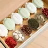 Caja de Almacenamiento de Especias de Múltiples Capas Caja de Especias de Anís y Pimienta Apilable Tarro Hermético Seco para Cocina Tarro de Almacenamiento para Refrigerador