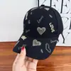 Gorra de Béisbol de Ala Dura con Bordado de Corazón de Amor Estilo Coreano para Mujer, Sombrero de Sol Casual Versátil de Primavera que Hace que la Cara Parezca Más Pequeña