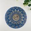 Nova 3mm perfurado dupla face impresso cristal impresso acrílico placa artesanal diy rattan cesta tecida placa inferior acessórios de hardware