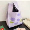 Lembrancinhas do Dia da Deusa, Sacolas de Presente para o Dia da Mulher, Bolsas de Tricô Florais, Bolsas de Mão de Primavera, Bolsas de Mão Versáteis