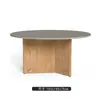 Mesa y Sillas de Teca para Exteriores Patio de Villa B&B Mesa de Comedor de Madera Maciza Jardín al Aire Libre Una Mesa Seis Sillas Combinación de Muebles de Madera Maciza