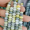 Cuentas de Ábaco Teñidas al Agua de 8x5 mm, Cuentas de Vidrio que No se Desvanecen, Cuentas Sueltas de Vidrio, Materiales para Joyería de Pulseras, Venta al por Mayor para Manualidades con Cuentas