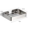 Jabonera Transfronteriza Estante de Almacenamiento Transfronterizo Acero Inoxidable Estante para Jabón Estante de Baño sin Clavos Jabonera de Baño Cesta para Jabón
