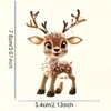 Bestseller transfronterizo, adornos acrílicos de renos para árbol de Navidad, disponibles exclusivamente para venta al por mayor en los pequeños mercados de Yiwu