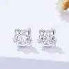 Brincos de prata esterlina s925 temperamento coreano pequeno fresco moda simples personalidade orelha jóias brincos de platina banhados