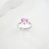 Anillo de Plata de Ley 925 Padparadscha Cultivado Zhou Hengfu Jewelry Nueva Moda Versátil para el Viaje Diario Regalo Lujo Ligero