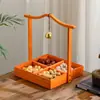 Lanches Domésticos para Chá Estilo Chinês, Prato de Frutas Comercial, Caixa Dividida, Prato de Frutas, Frutas Secas Retrô, Lanches de Chá Antigos de Ano Novo