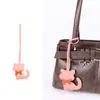 Cuero PU Mariposa Personalizada Lazo Gatito de Dibujos Animados Colgante de Bolso Cuerda para Teléfono Móvil Correa de Equipaje Colgante de Llavero