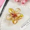 YHJ accesorios para el cabello europeo y americano nuevo clip de huevo de colores clip de flor pinza de tiburón para mujer tocado de vacaciones en la playa