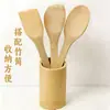Juego de utensilios de cocina al por mayor pala de bambú cuchara sartén antiadherente pala para platos espátula de bambú utensilios de cocina